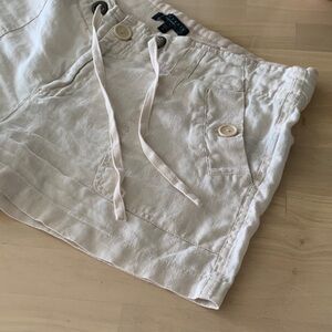 Coastal Cowgirl Laid Back Linen Summer Shorts Vacay Beach Wear